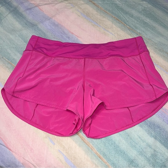 Lululemon Speed Up Short Long *4" Updated Fit, Ripened Raspberry size 14 - Picture 5 of 8
